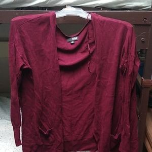 Maroon Cardigan